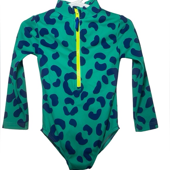 Mini Boden leopard swimsuit size 2-3 - Picture 1 of 3